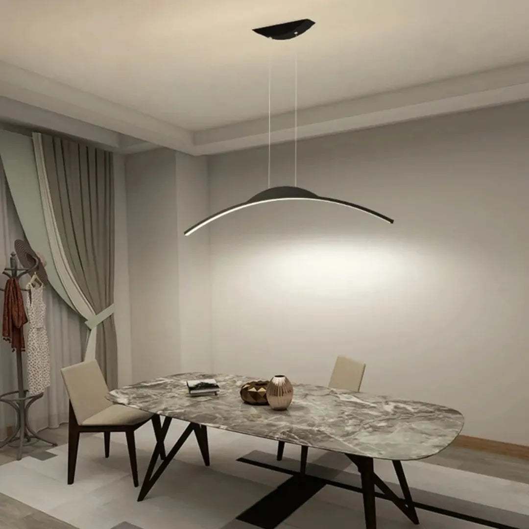 Smukła Lampa Wisząca LED – Minimalistyczny Nowoczesny Design – widok produktu 2 | Nuvira Home
