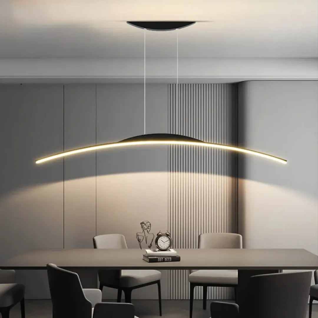 Smukła Lampa Wisząca LED – Minimalistyczny Nowoczesny Design – widok produktu 5 | Nuvira Home