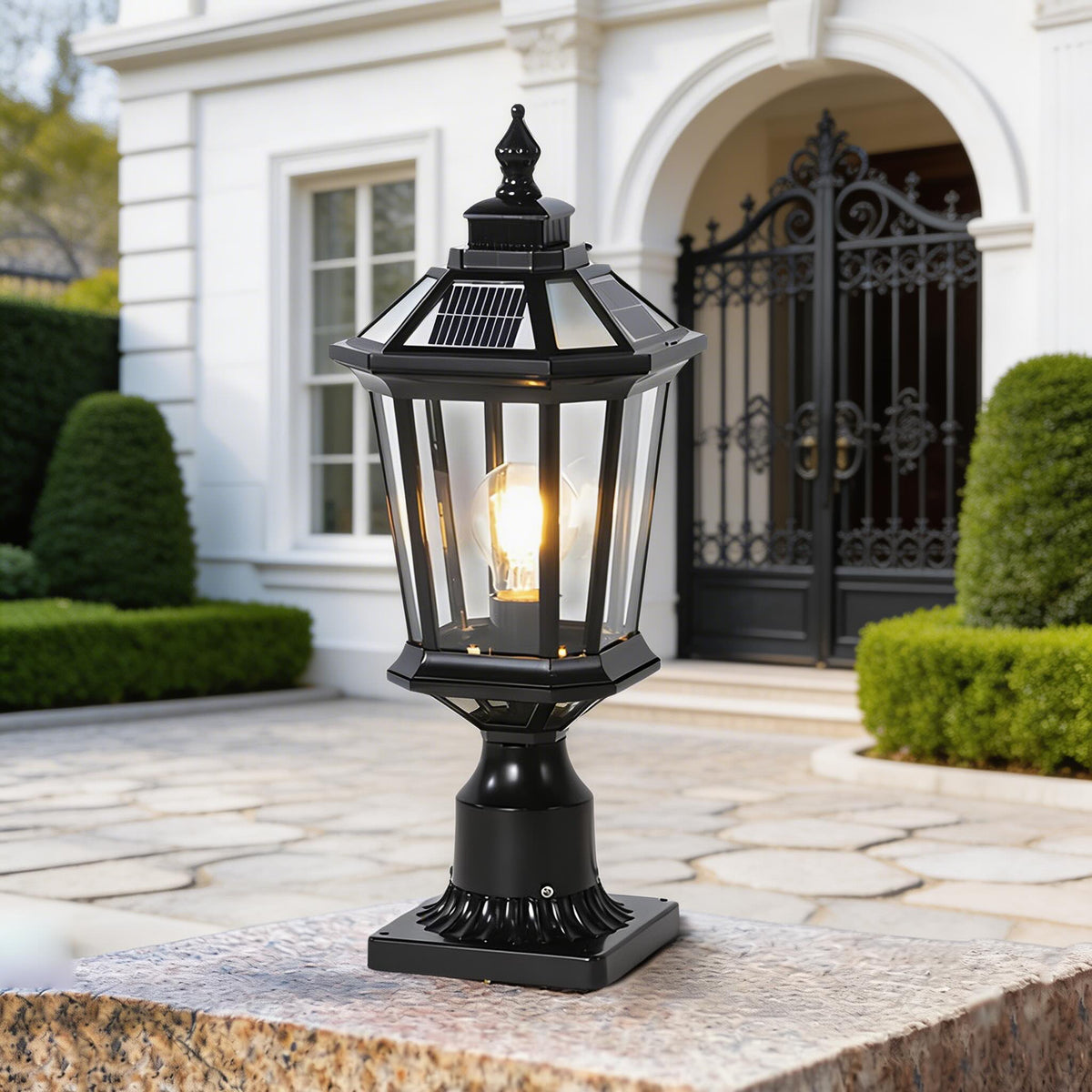Solarna Lampa Ogrodowa na Słupek – widok produktu 5 | Nuvira Home