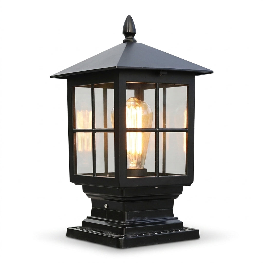 Solarna Lampa Słupkowa na Bramę – widok produktu 1 | Nuvira Home