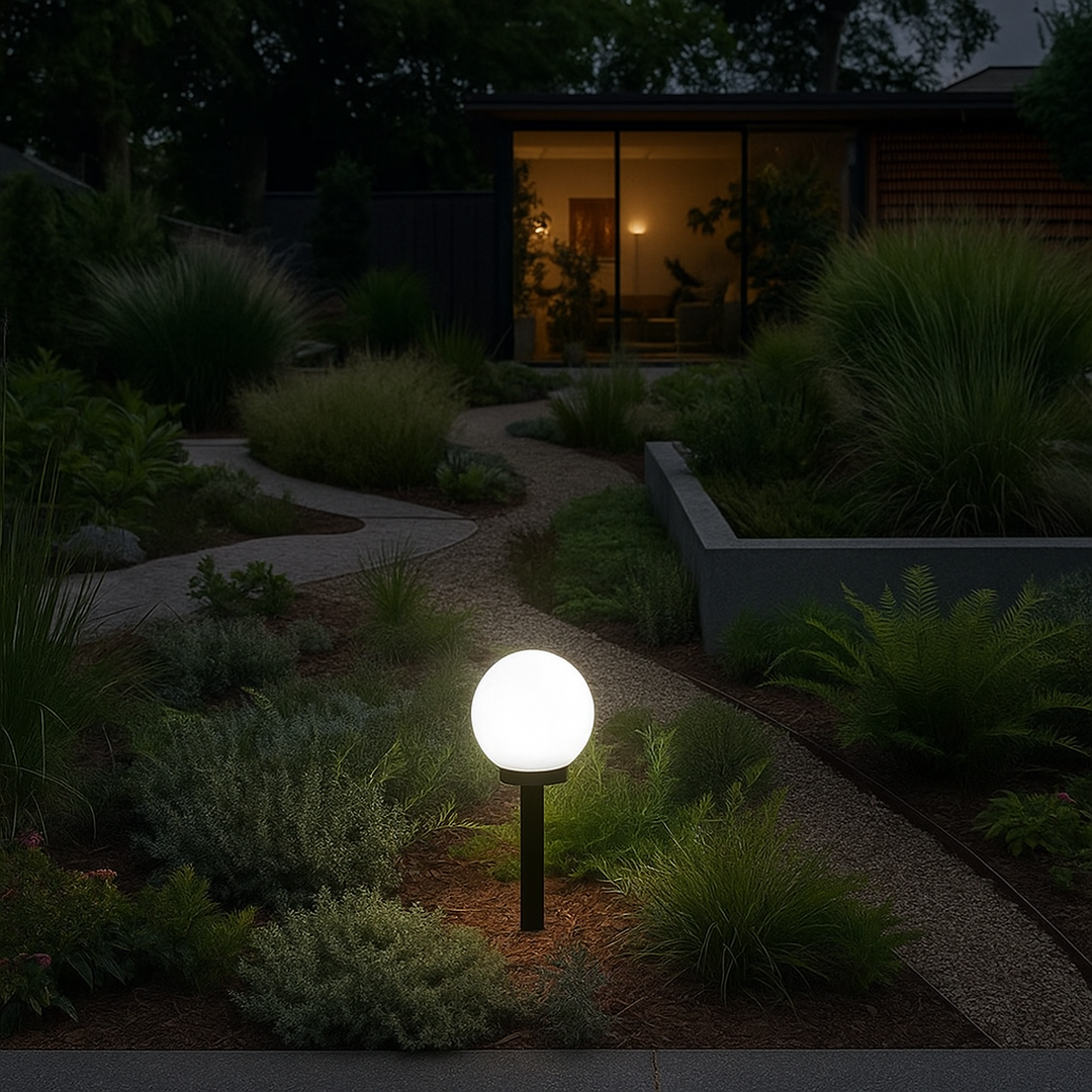 Solarny Lampion Ogrodowy – Na Zewnątrz – widok produktu 1 | Nuvira Home