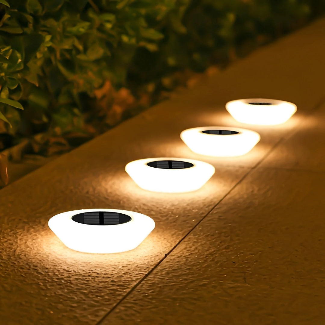 Solarny LED zewnętrzny reflektor gruntowy – widok produktu 1 | Nuvira Home