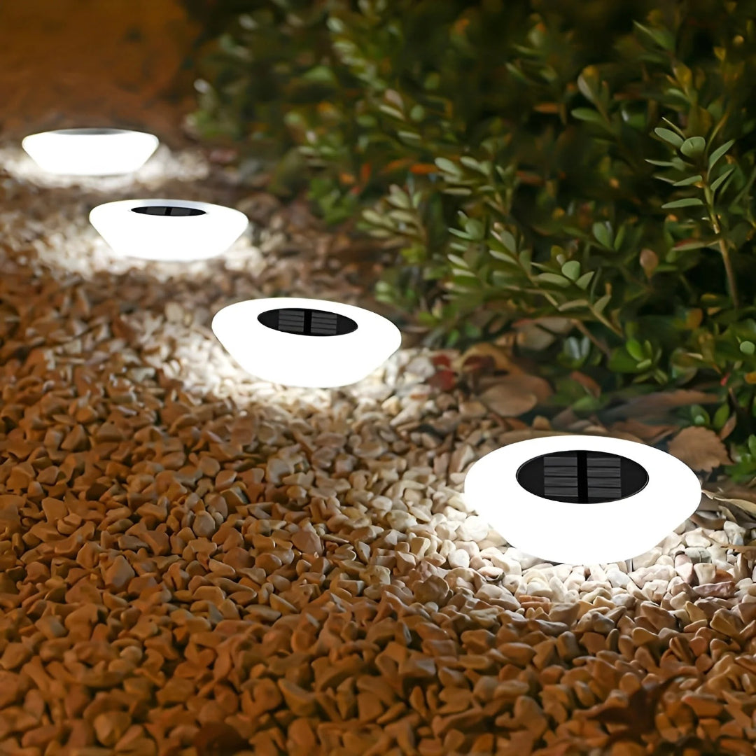 Solarny LED zewnętrzny reflektor gruntowy – widok produktu 2 | Nuvira Home