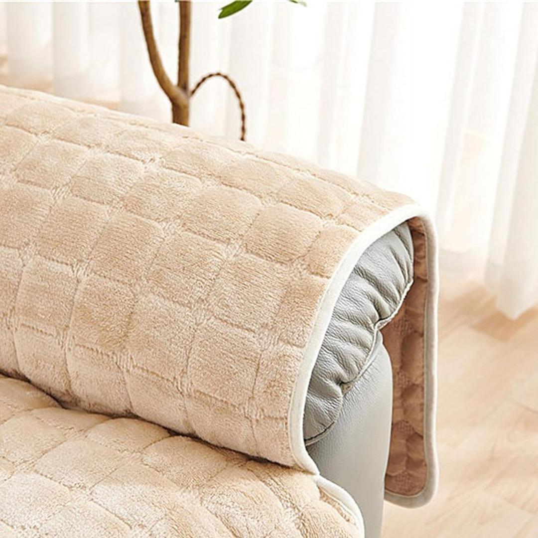 Stylowy Pokrowiec Na Fotel Snug Grid – Z Kieszenią Boczna – widok produktu 9 | Nuvira Home