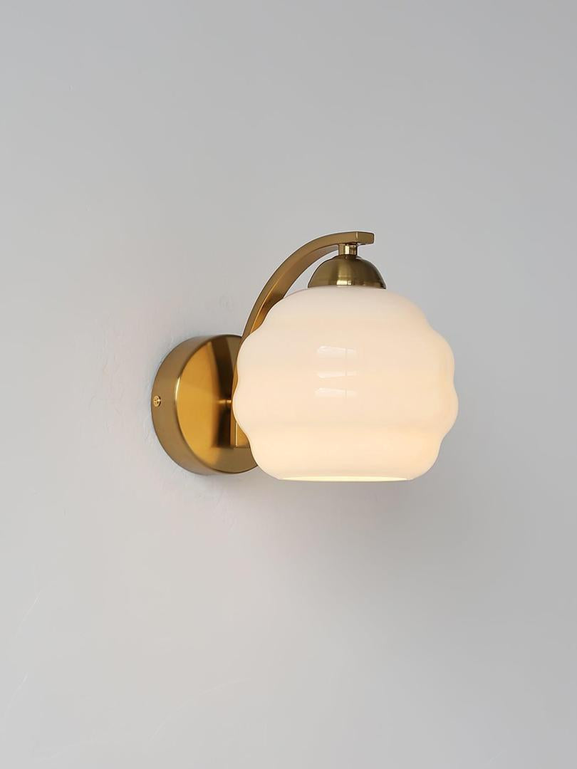 Szklana Lampa Ścienna Art Deco W Stylu Vintage – widok produktu 9 | Nuvira Home