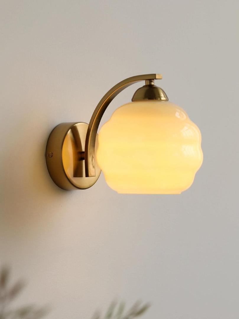 Szklana Lampa Ścienna Art Deco W Stylu Vintage – widok produktu 14 | Nuvira Home