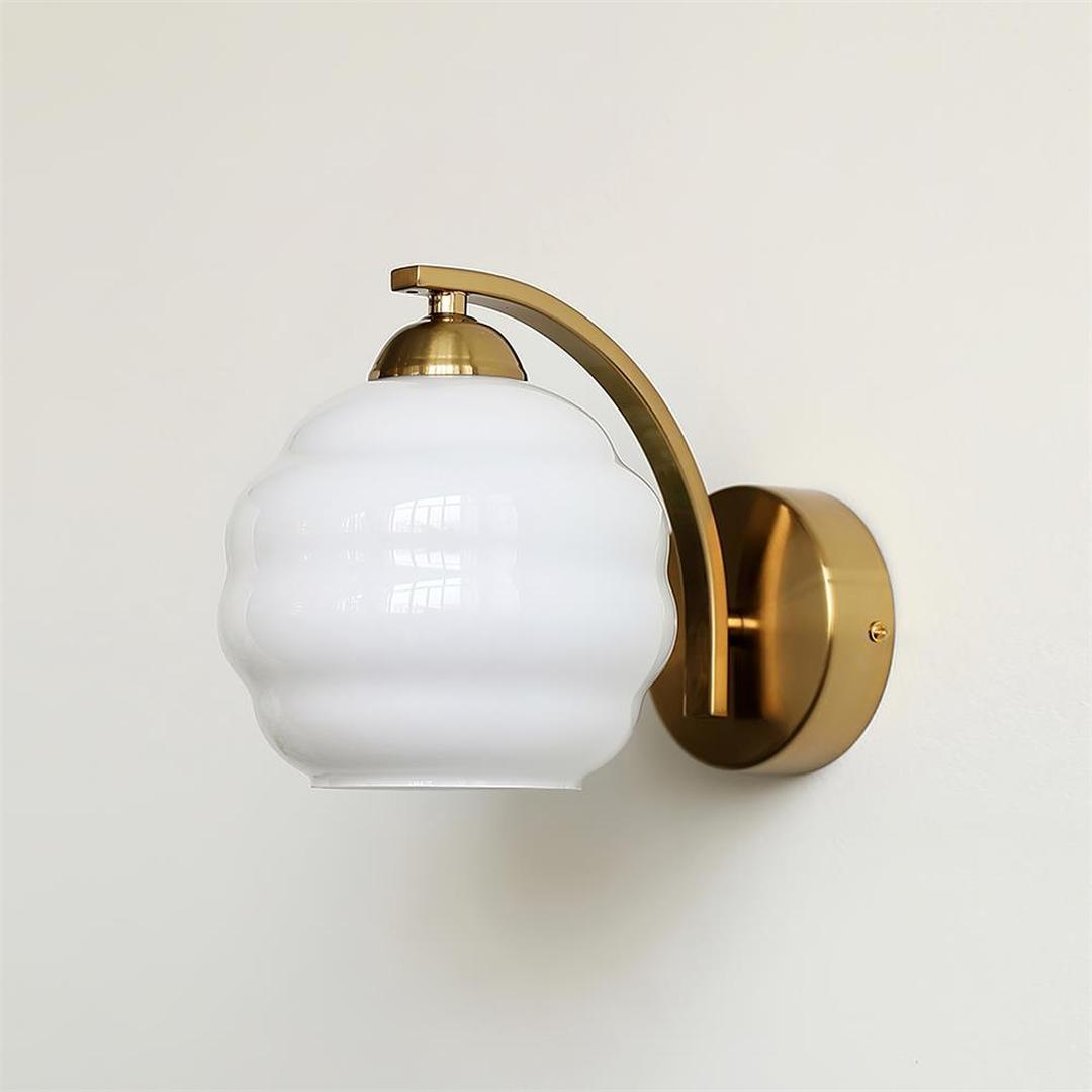 Szklana Lampa Ścienna Art Deco W Stylu Vintage – widok produktu 18 | Nuvira Home