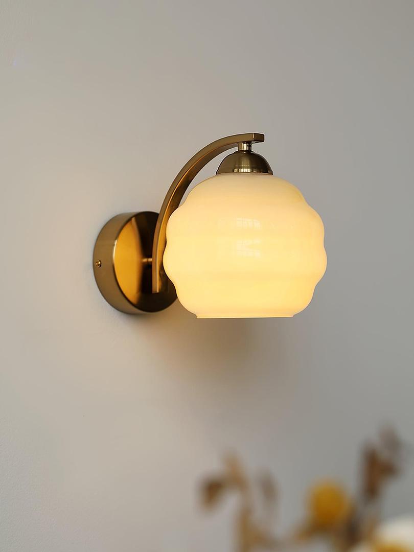 Szklana Lampa Ścienna Art Deco W Stylu Vintage – widok produktu 22 | Nuvira Home