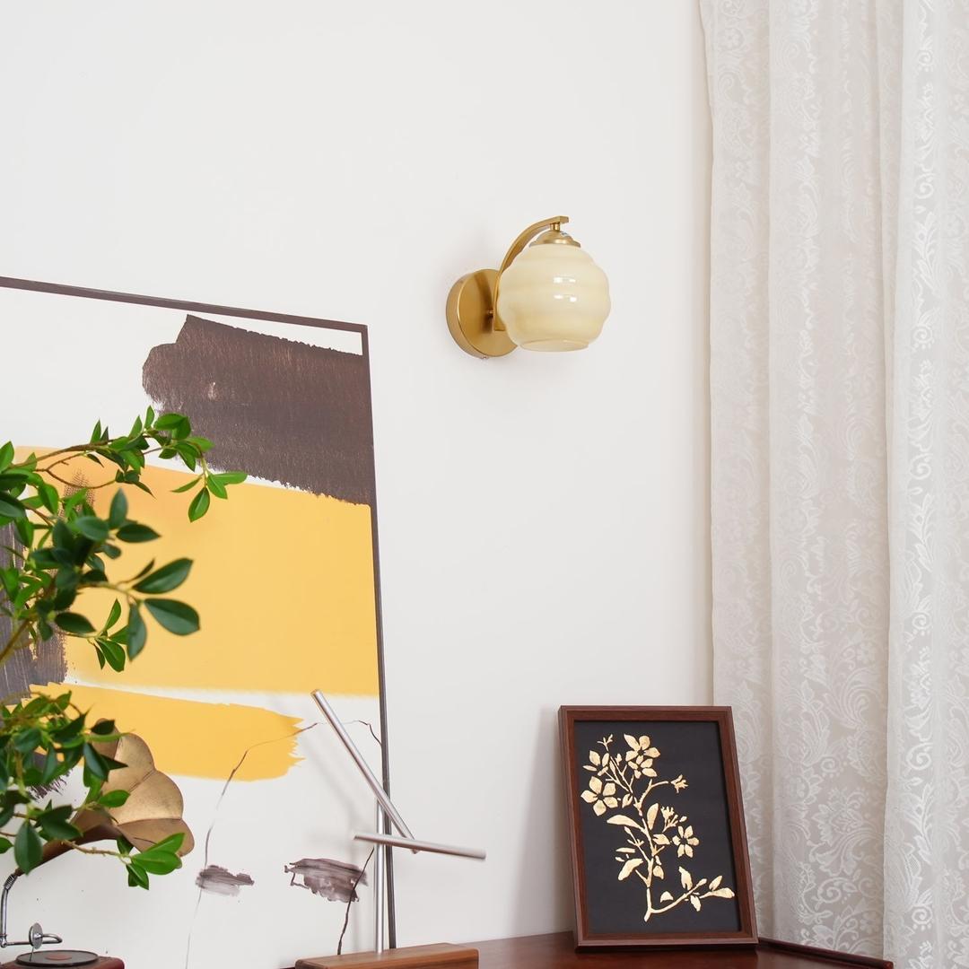 Szklana Lampa Ścienna Art Deco W Stylu Vintage – widok produktu 34 | Nuvira Home