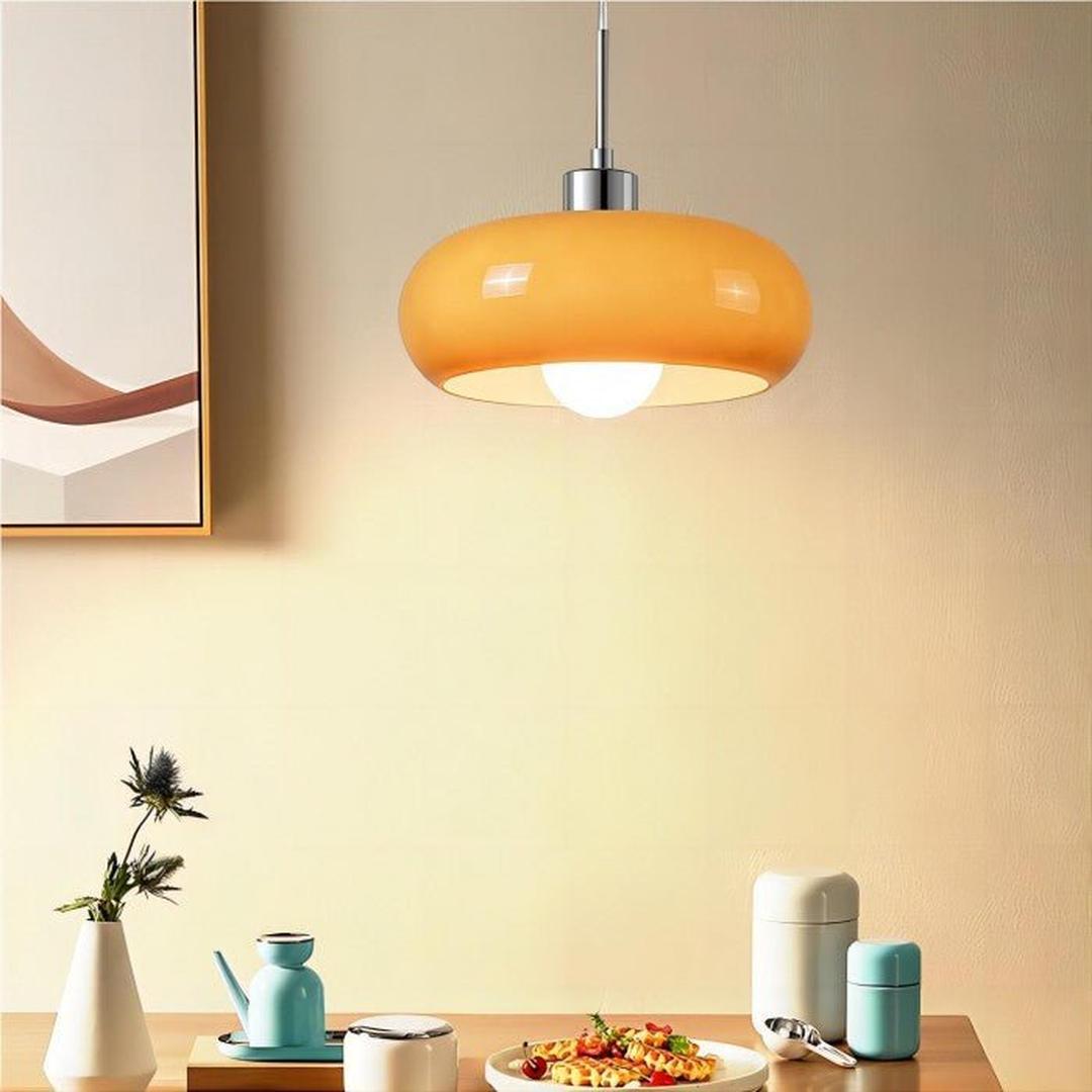 Szklana Lampa Wisząca Bauhaus – Skandynawski Design – widok produktu 6 | Nuvira Home