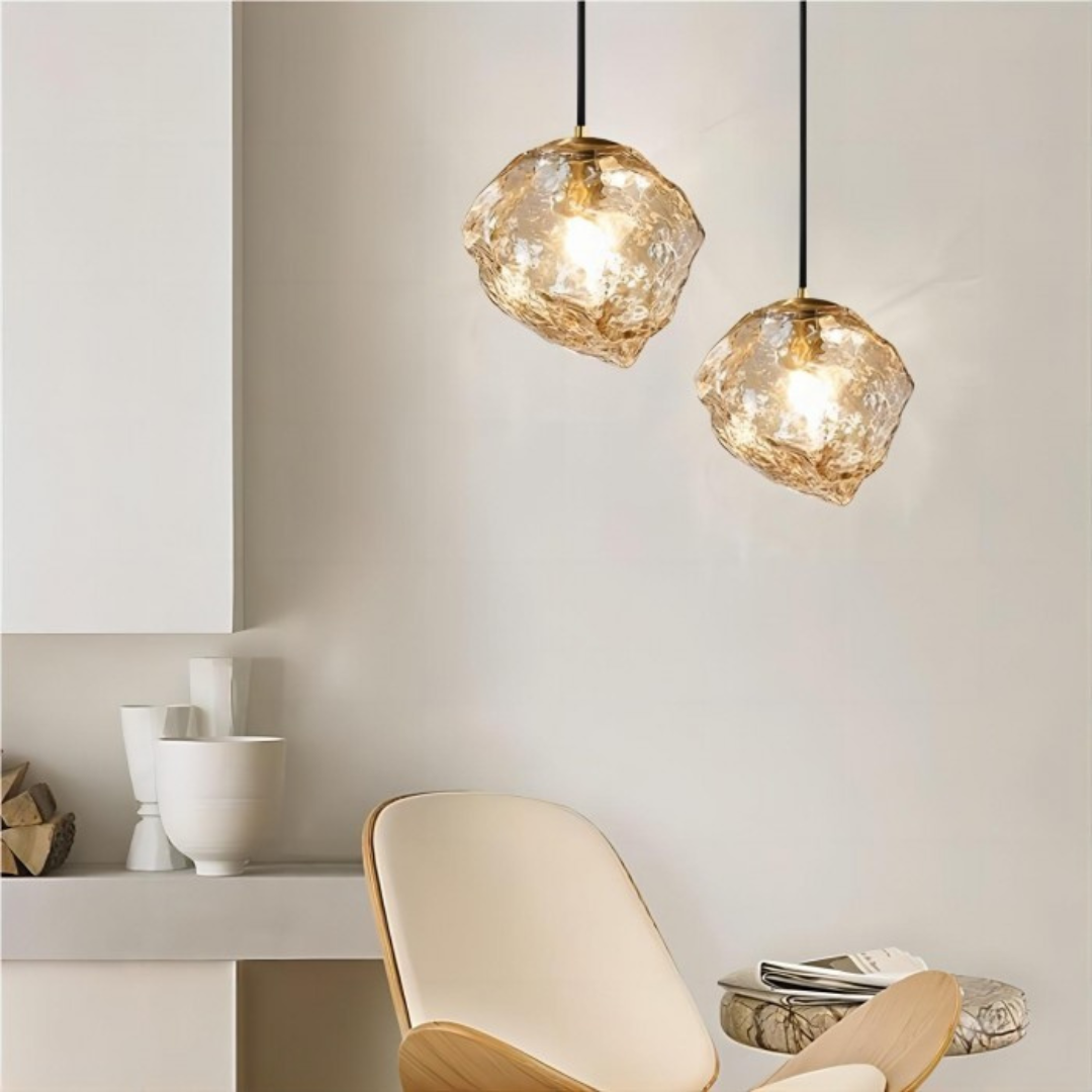 Szklana Lampa Wisząca – Elegancki i Ponadczasowy Styl – widok produktu 2 | Nuvira Home