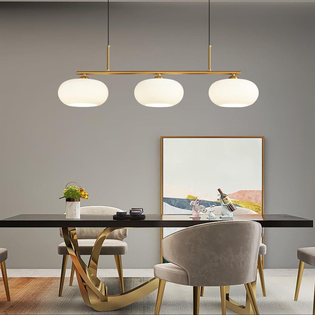 Szklana Lampa Wisząca – Luksusowy Design do Nowoczesnych Wnętrz – widok produktu 1 | Nuvira Home