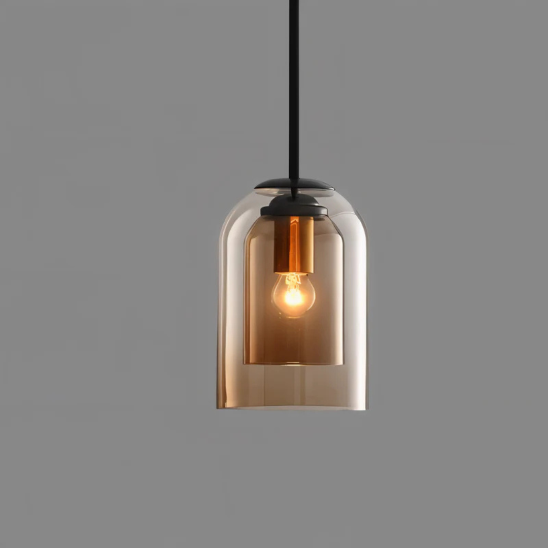 Szklana Lampa Wisząca – Ponadczasowa Nowoczesna Elegancja – widok produktu 5 | Nuvira Home