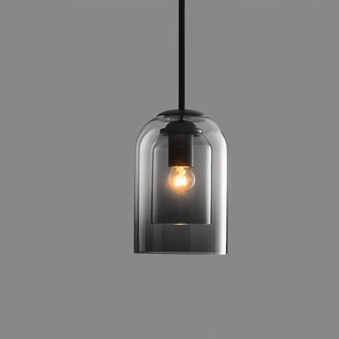 Szklana Lampa Wisząca – Ponadczasowa Nowoczesna Elegancja – widok produktu 6 | Nuvira Home