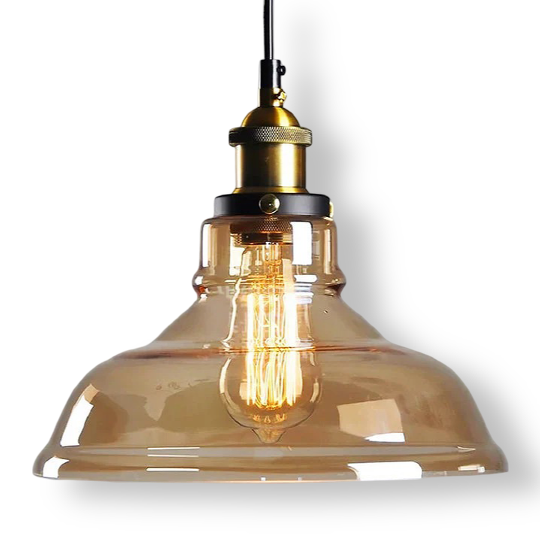 Szklana Lampa Wisząca Przyciemniana – Rustykalny Design – widok produktu 20 | Nuvira Home