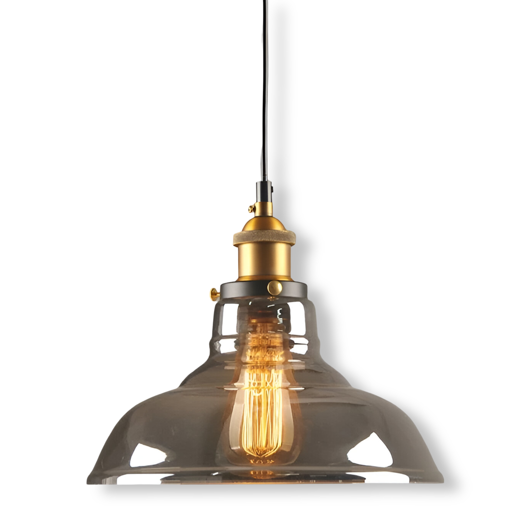 Szklana Lampa Wisząca Przyciemniana – Rustykalny Design – widok produktu 21 | Nuvira Home
