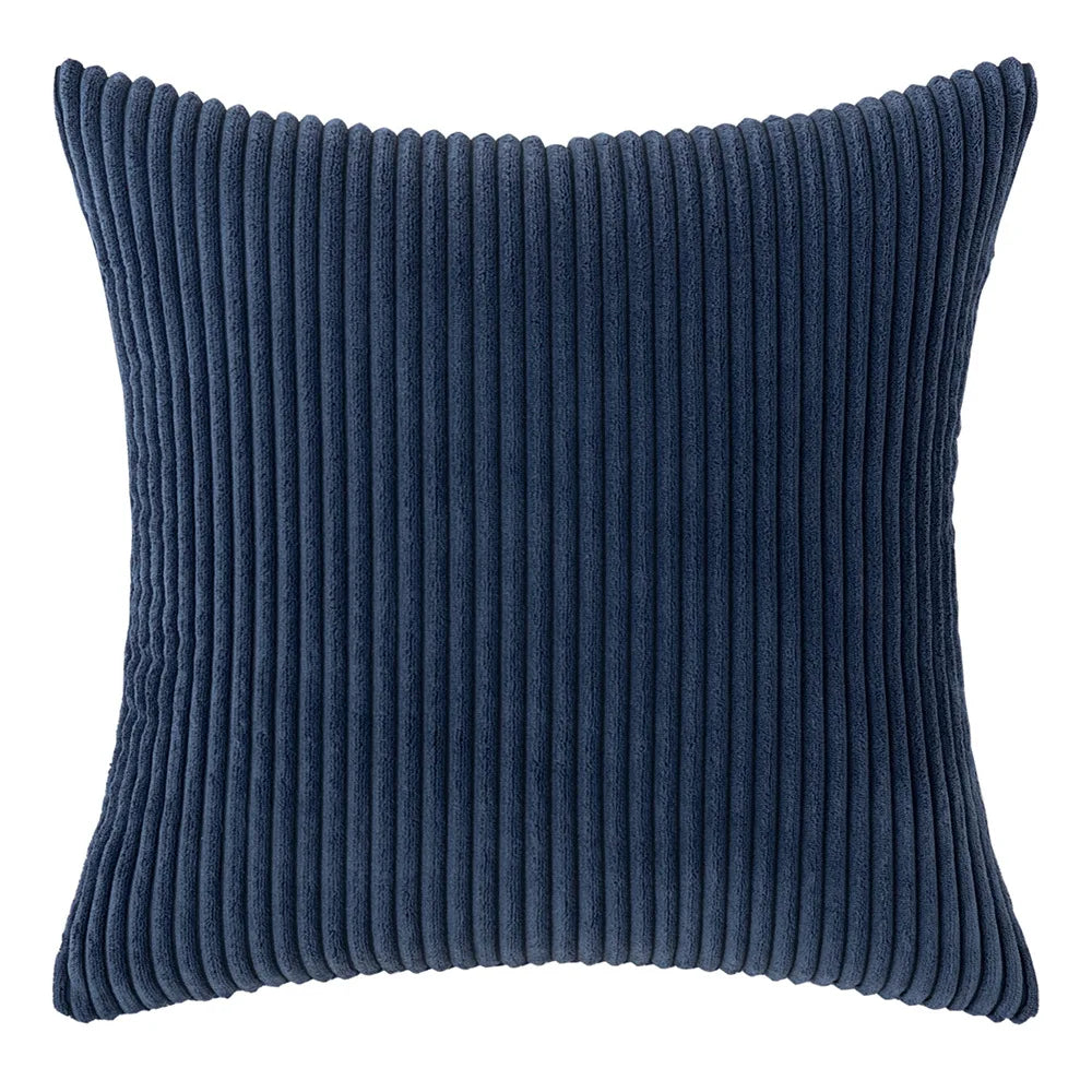 Sztruksowa Poszewka na Poduszkę w Paski 45x45 – widok produktu 5 | Nuvira Home