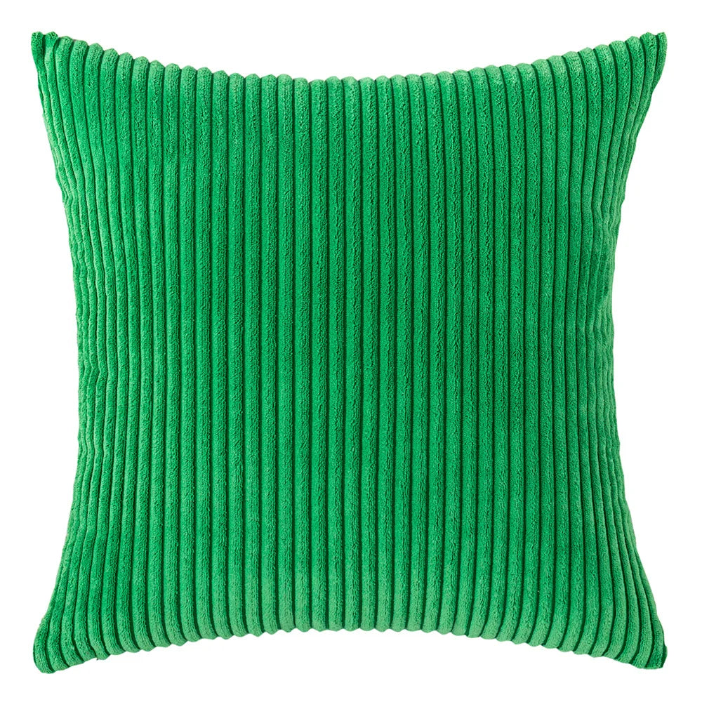 Sztruksowa Poszewka na Poduszkę w Paski 45x45 – widok produktu 7 | Nuvira Home