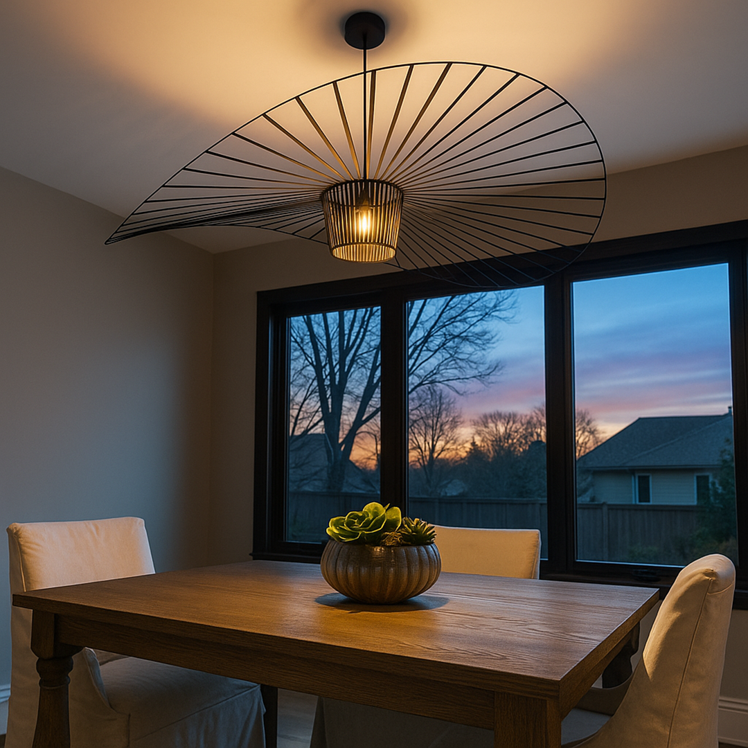Vintage Czarna Lampa Wisząca – Do Salonu – widok produktu 1 | Nuvira Home