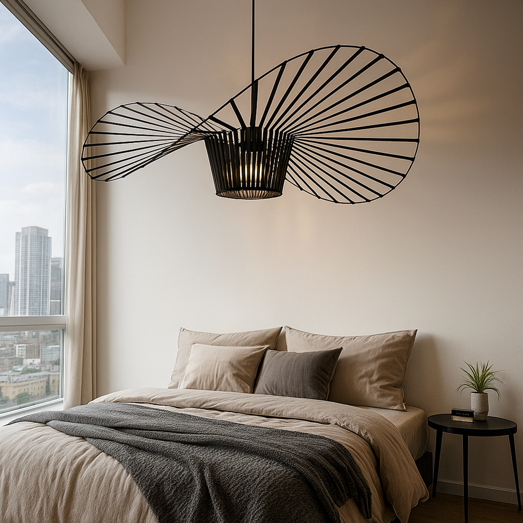Vintage Czarna Lampa Wisząca – Do Salonu – widok produktu 5 | Nuvira Home