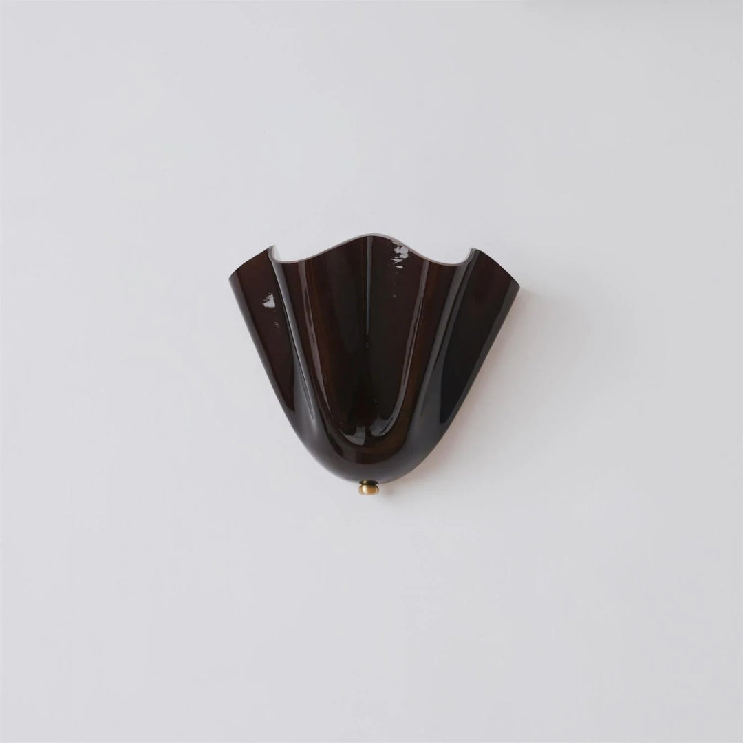 Vintage inspirowana lampa ścienna z motywem liścia – widok produktu 7 | Nuvira Home