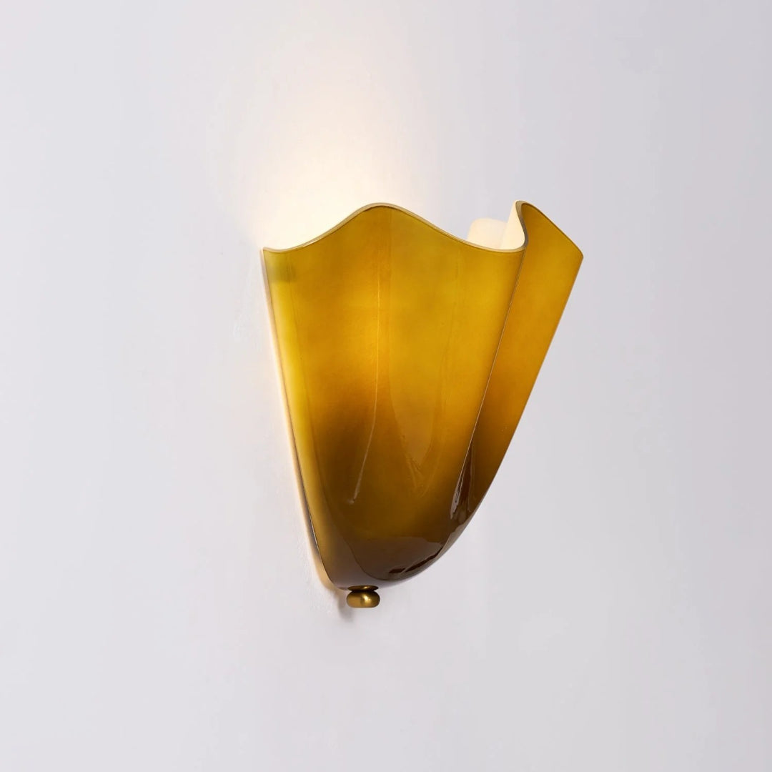 Vintage inspirowana lampa ścienna z motywem liścia – widok produktu 14 | Nuvira Home