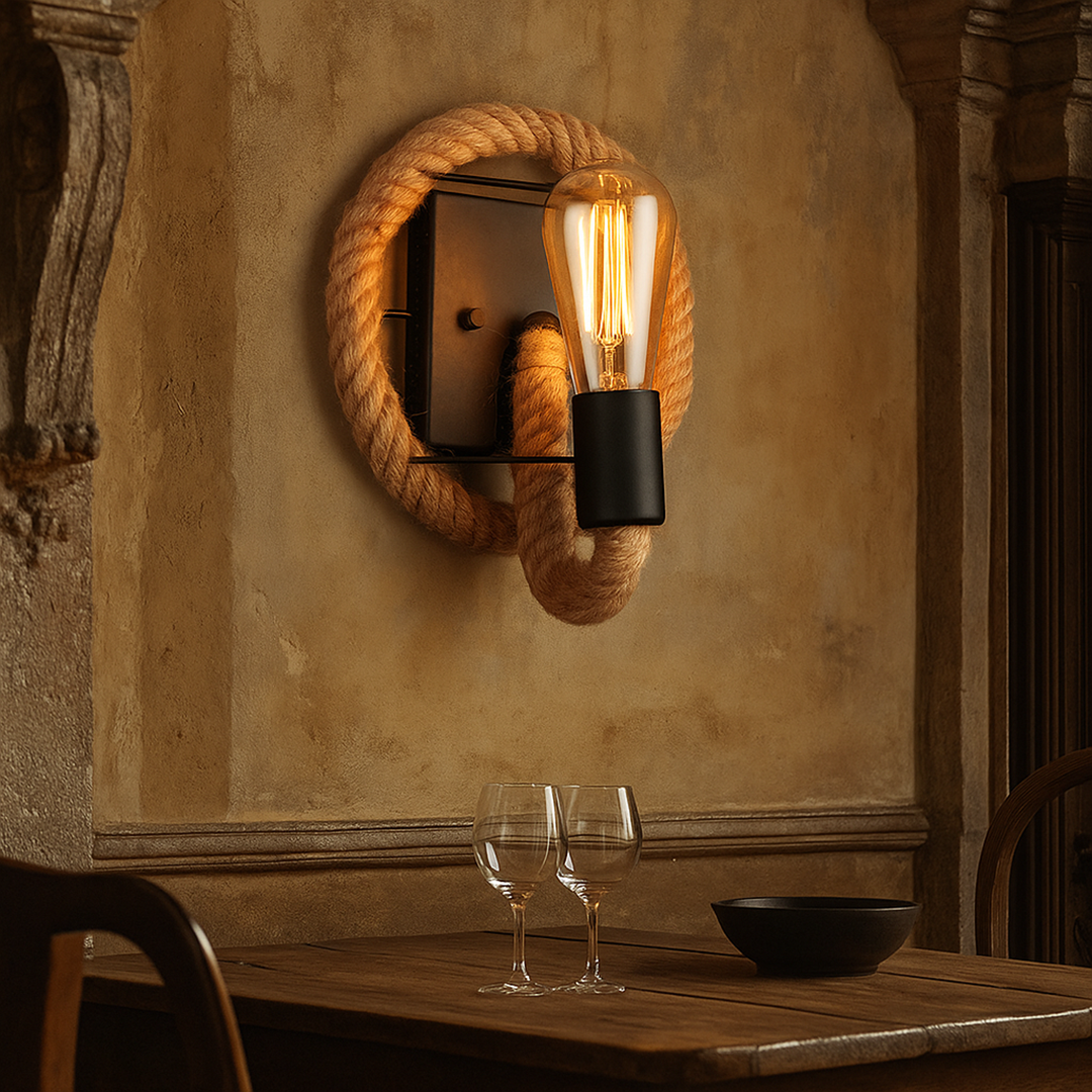Vintage Lampa Ścienna – Lina – widok produktu 1 | Nuvira Home