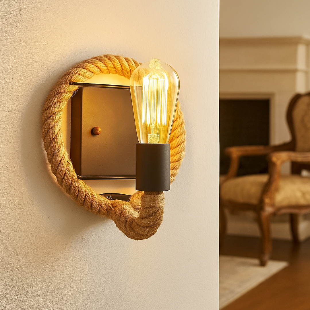 Vintage Lampa Ścienna – Lina – widok produktu 3 | Nuvira Home