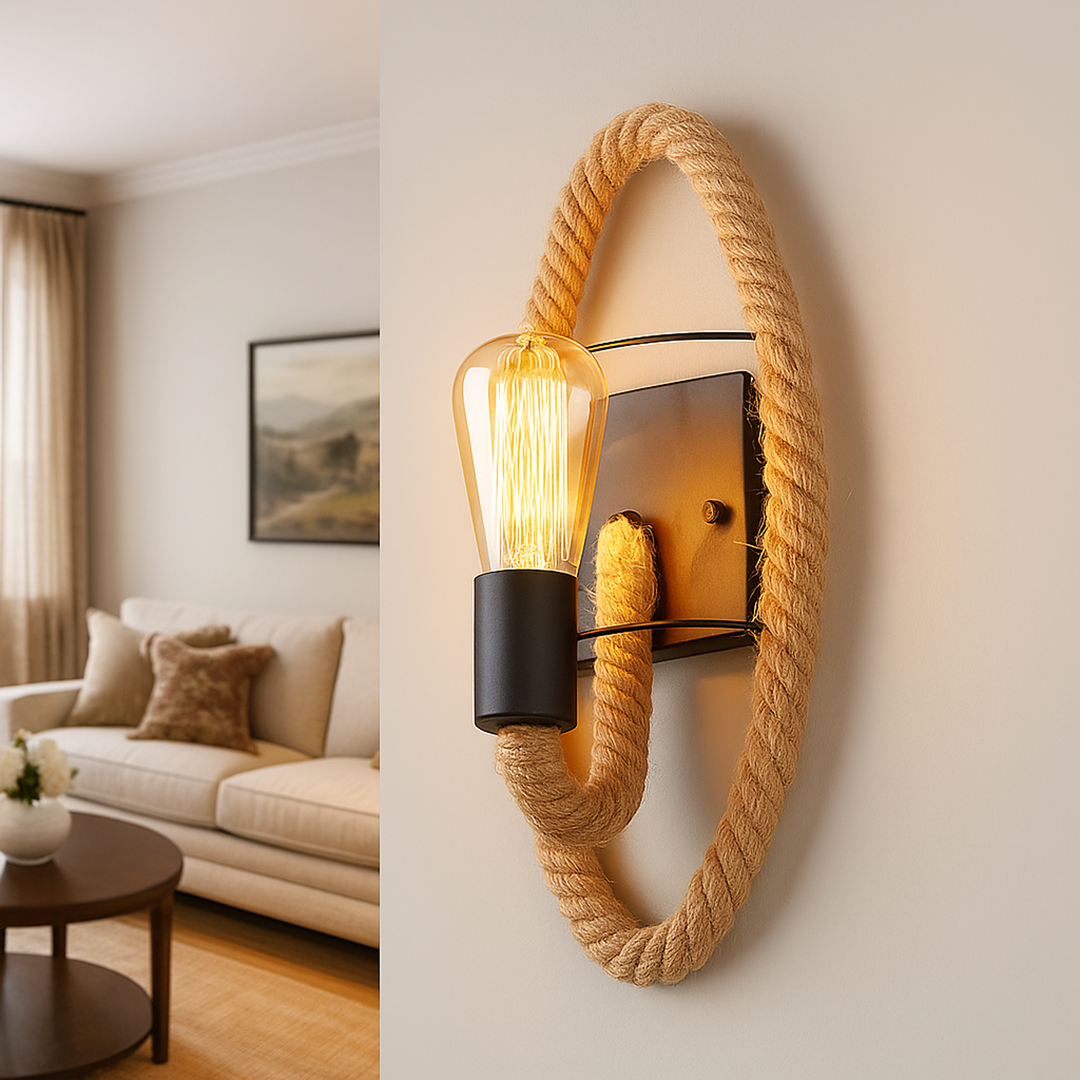 Vintage Lampa Ścienna – Lina – widok produktu 7 | Nuvira Home
