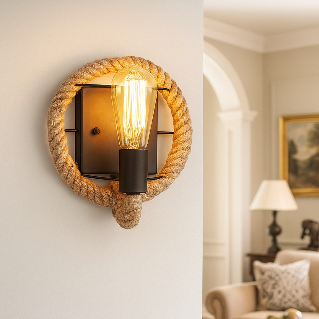 Vintage Lampa Ścienna – Lina – widok produktu 8 | Nuvira Home