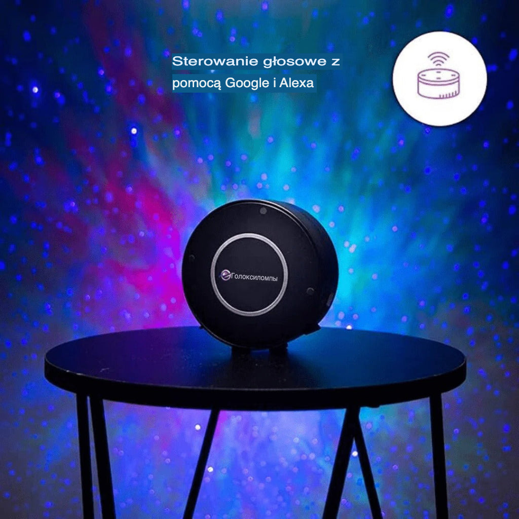 Wewnętrzna inteligentna lampa projekcyjna z efektami świetlnymi – widok produktu 8 | Nuvira Home