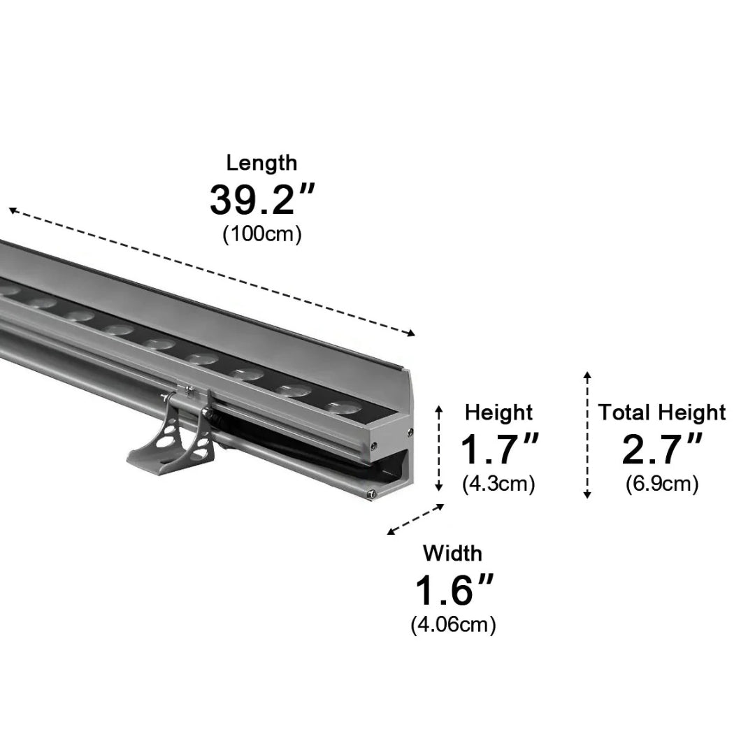 Wodoodporna lampa ścienna LED typu wall washer – widok produktu 11 | Nuvira Home