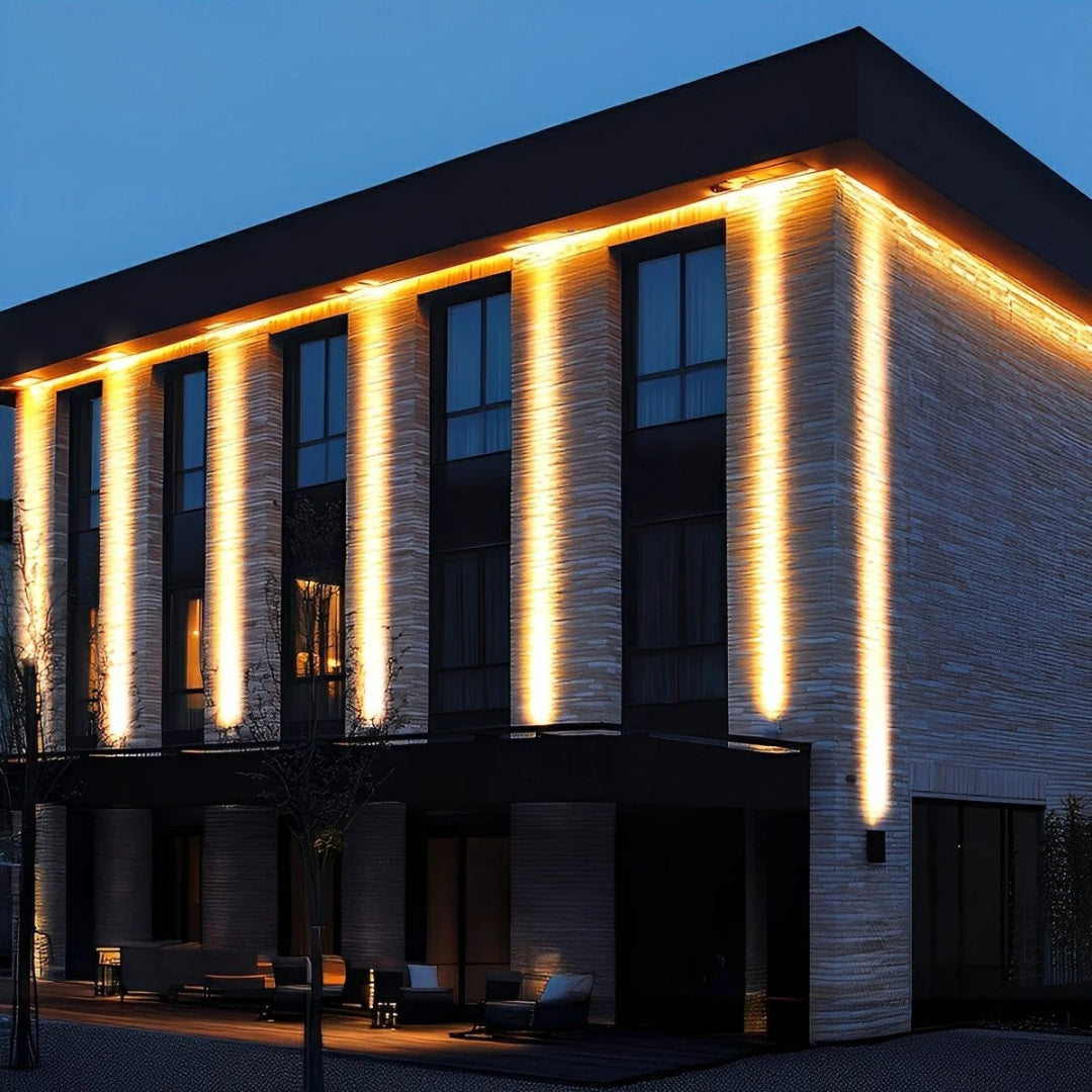Wodoodporna zewnętrzna lampa ścienna LED – widok produktu 2 | Nuvira Home