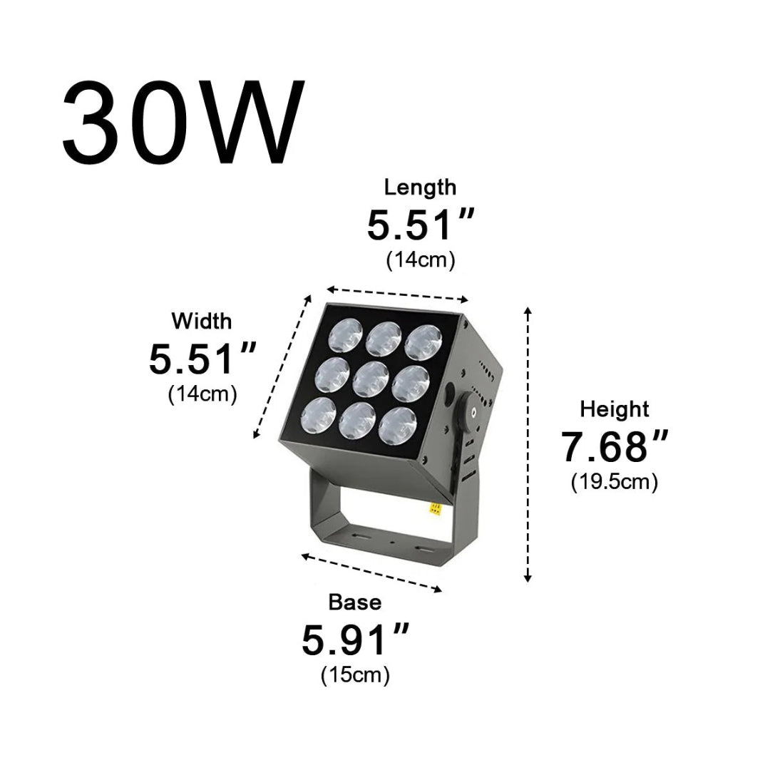 Wodoodporna zewnętrzna lampa ścienna LED – widok produktu 26 | Nuvira Home