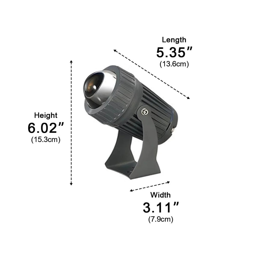 Wodoodporna zewnętrzna lampa ścienna LED – widok produktu 30 | Nuvira Home