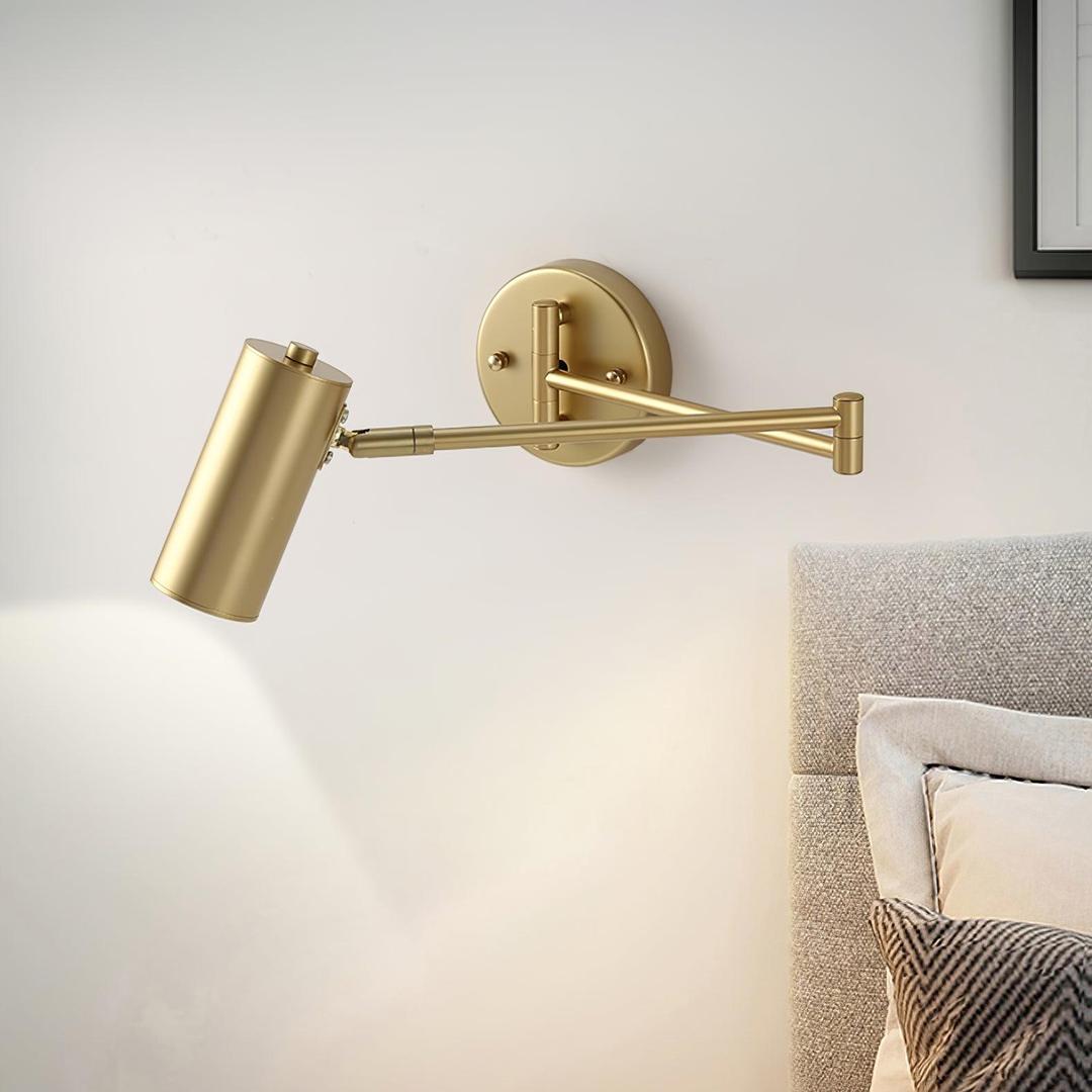 Zabytkowa Lampa Ścienna z Obrotowym Ramieniem – Styl Industrialny – widok produktu 2 | Nuvira Home