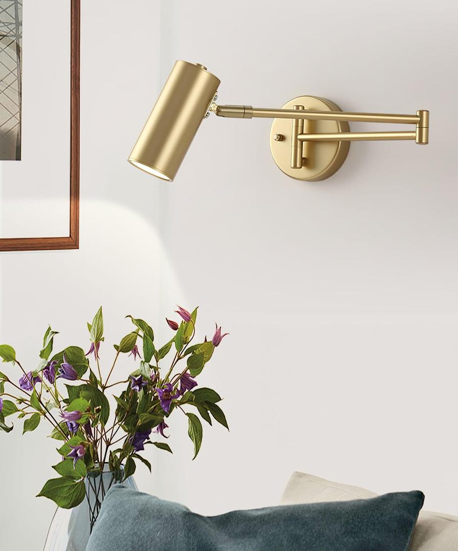 Zabytkowa Lampa Ścienna z Obrotowym Ramieniem – Styl Industrialny – widok produktu 7 | Nuvira Home