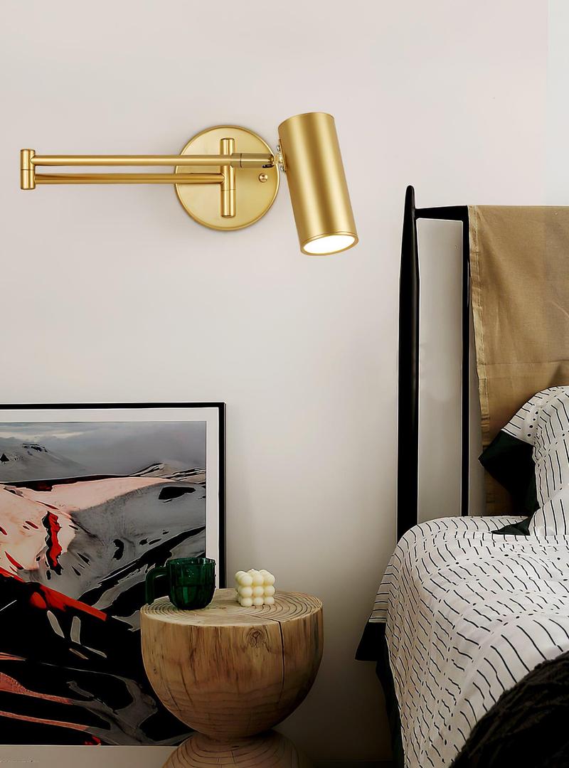 Zabytkowa Lampa Ścienna z Obrotowym Ramieniem – Styl Industrialny – widok produktu 34 | Nuvira Home