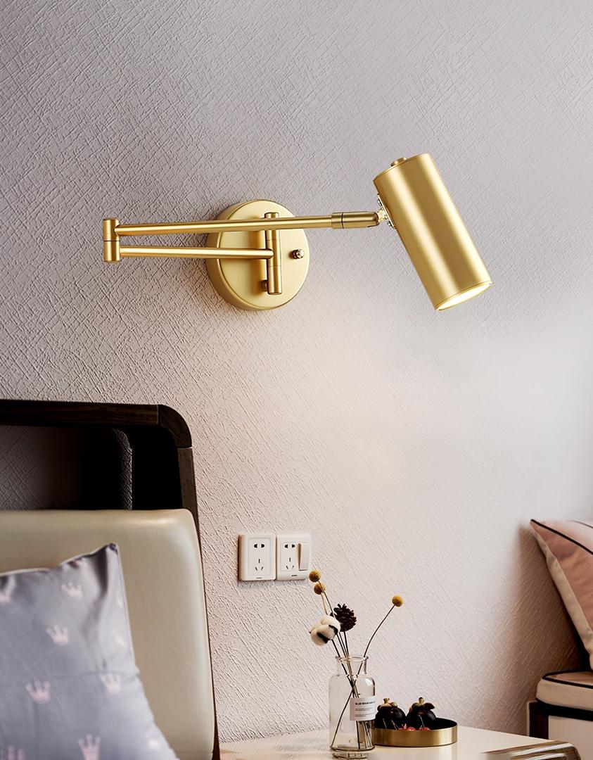 Zabytkowa Lampa Ścienna z Obrotowym Ramieniem – Styl Industrialny – widok produktu 47 | Nuvira Home