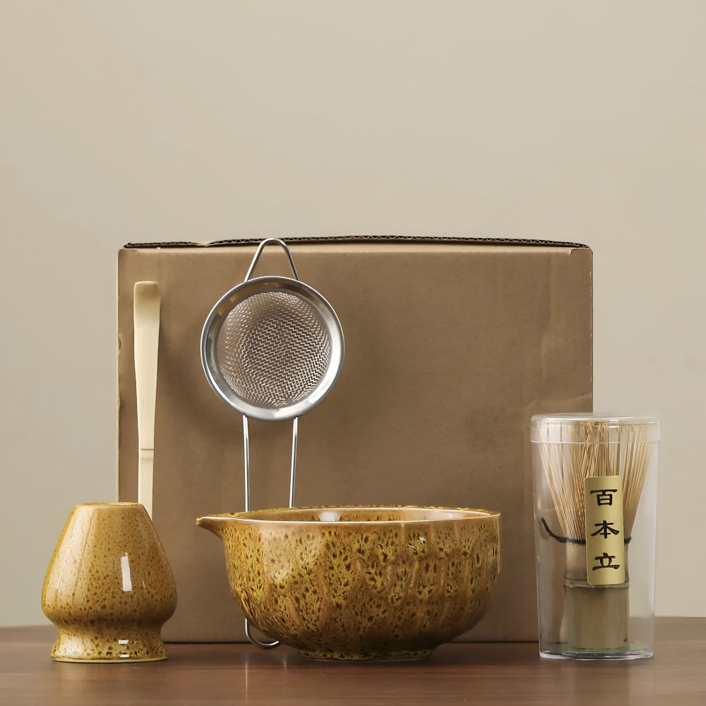 Zestaw do Matcha 5-Elementowy z Ceramiczną Czarką – widok produktu 5 | Nuvira Home