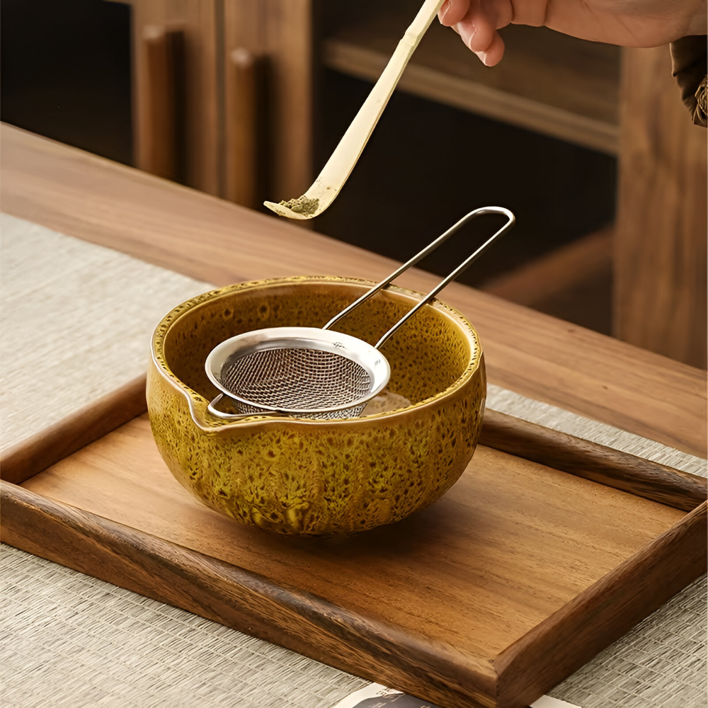 Zestaw do Matcha 5-Elementowy z Ceramiczną Czarką – widok produktu 10 | Nuvira Home