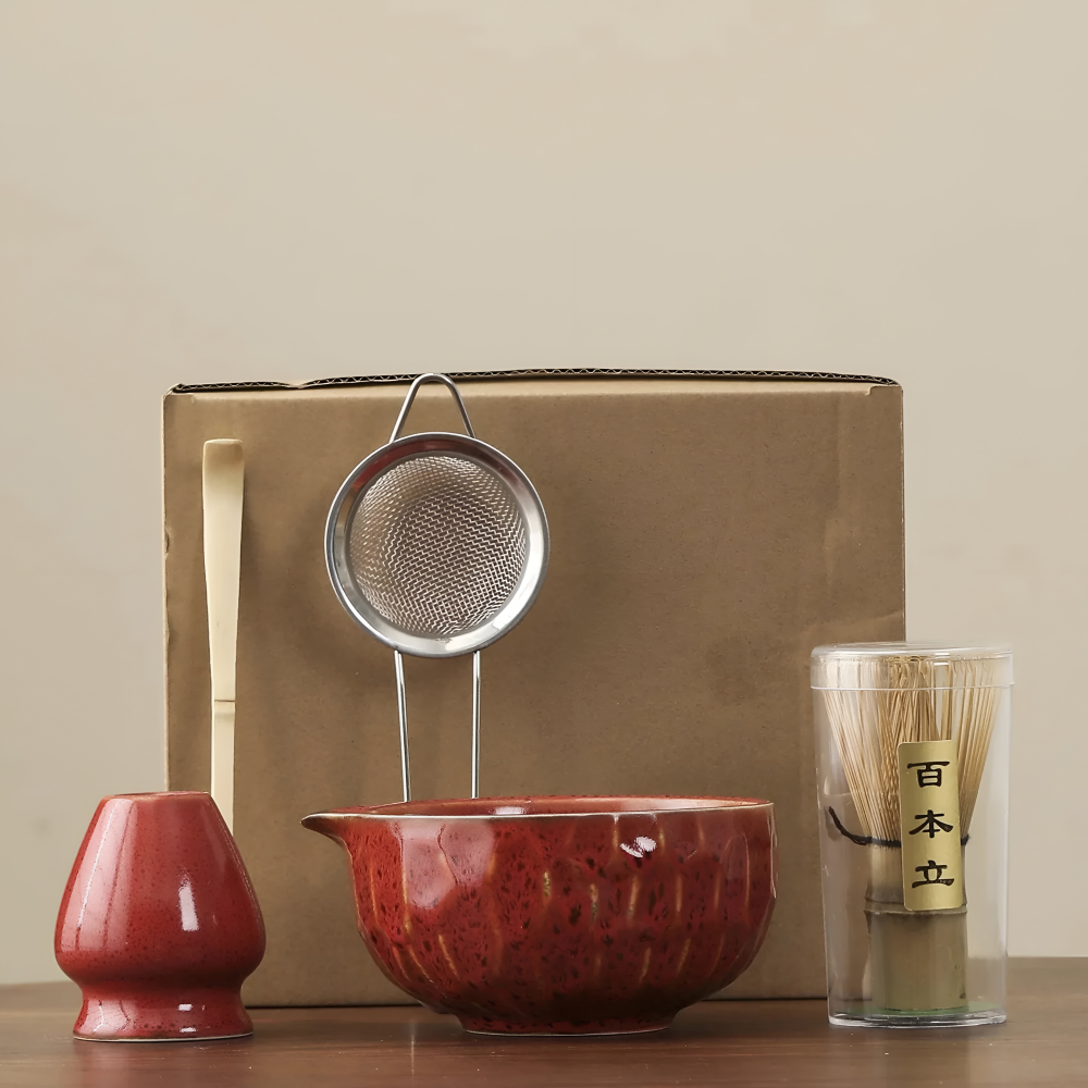 Zestaw do Matcha 5-Elementowy z Ceramiczną Czarką – widok produktu 15 | Nuvira Home