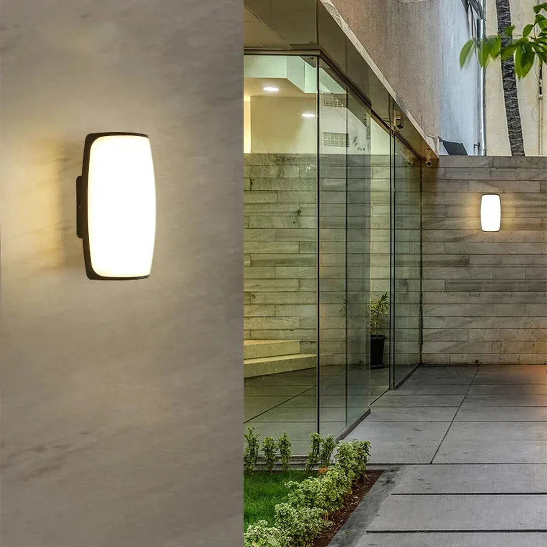 Zewnętrzna Lampa Ścienna LED – Smukły i Nowoczesny Design – widok produktu 4 | Nuvira Home