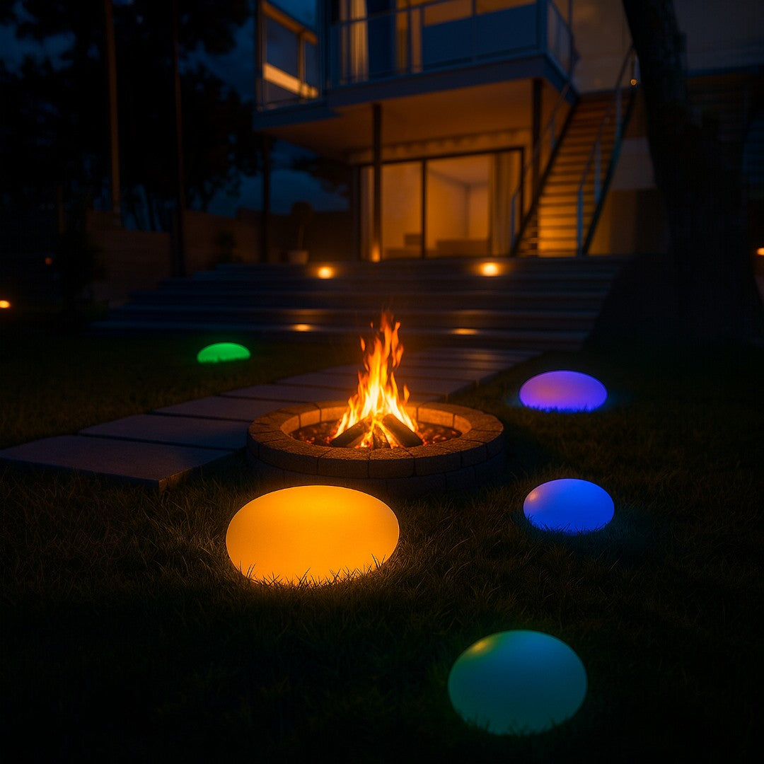 Zewnętrzna Lampa W Kamiennym Wyglądzie – Stylowa – widok produktu 4 | Nuvira Home