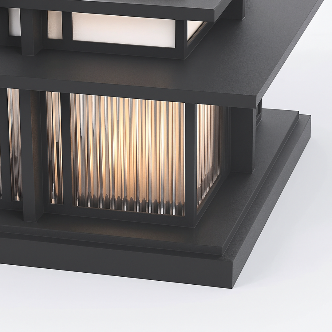 Zewnętrzna Lampa Ze Stali Nierdzewnej – Przestrzeń Zewnętrzna – widok produktu 7 | Nuvira Home