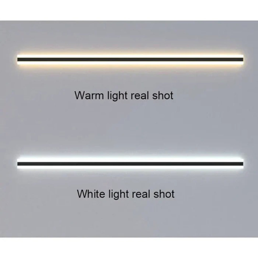 Zewnętrzna liniowa lampa ścienna LED – widok produktu 4 | Nuvira Home