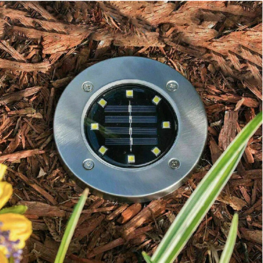 Zewnętrzna solarna lampa gruntowa – widok produktu 3 | Nuvira Home