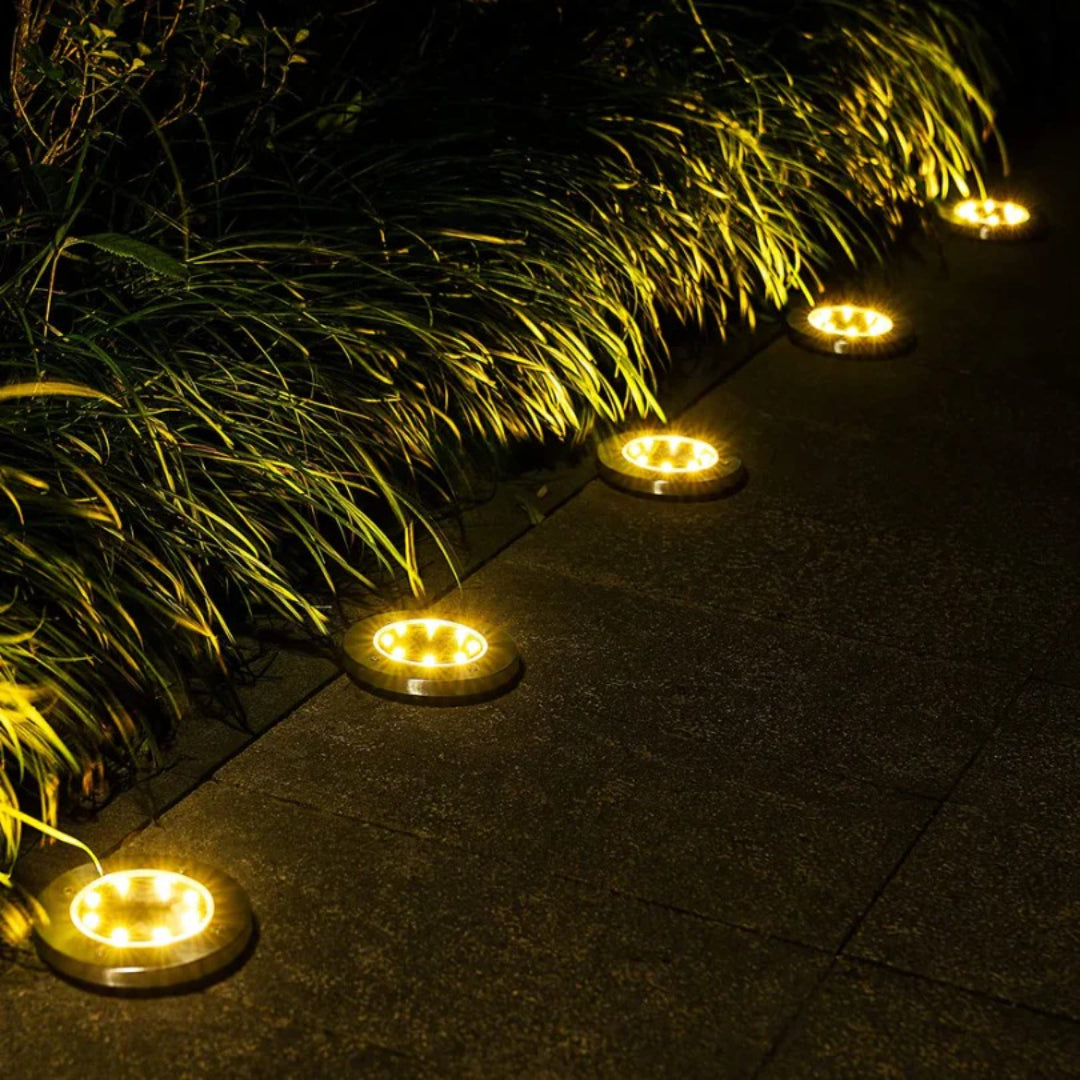 Zewnętrzna solarna lampa gruntowa – widok produktu 5 | Nuvira Home
