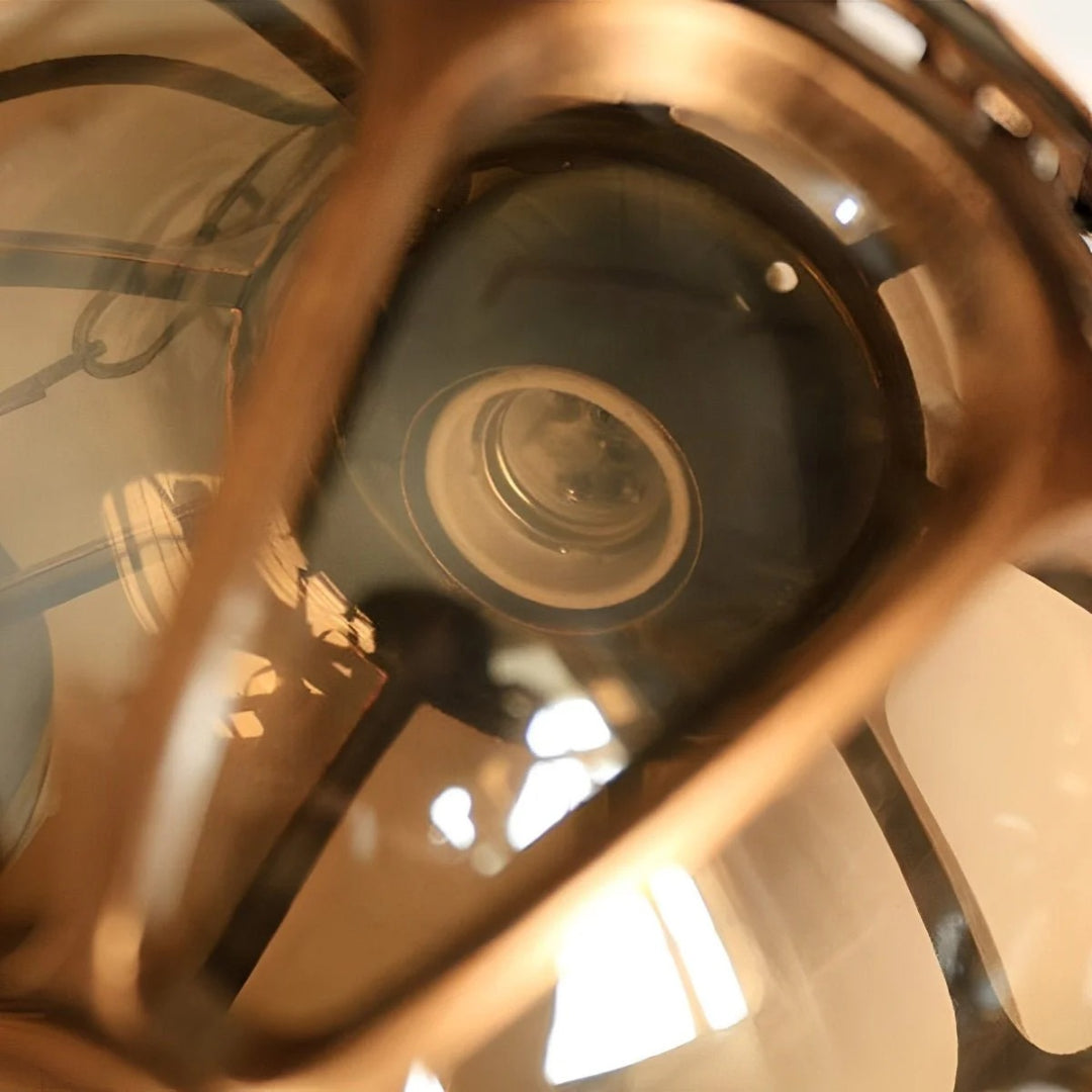 Zewnętrzna wisząca lampa kulista ze szkła – widok produktu 13 | Nuvira Home