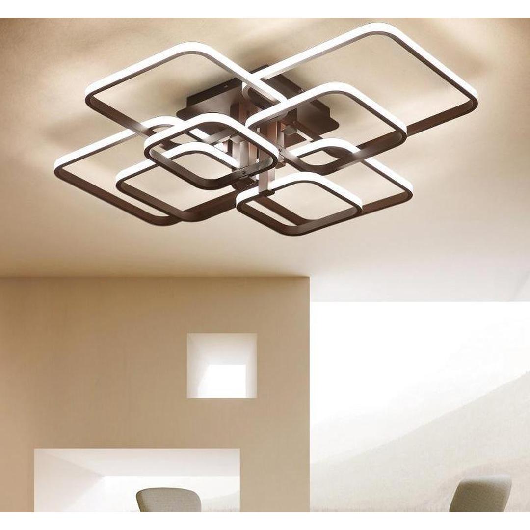Żyrandol Led Home – Warstwowy Kwadrat – widok produktu 4 | Nuvira Home